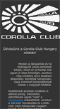 Mobile Screenshot of corolla-club.hu